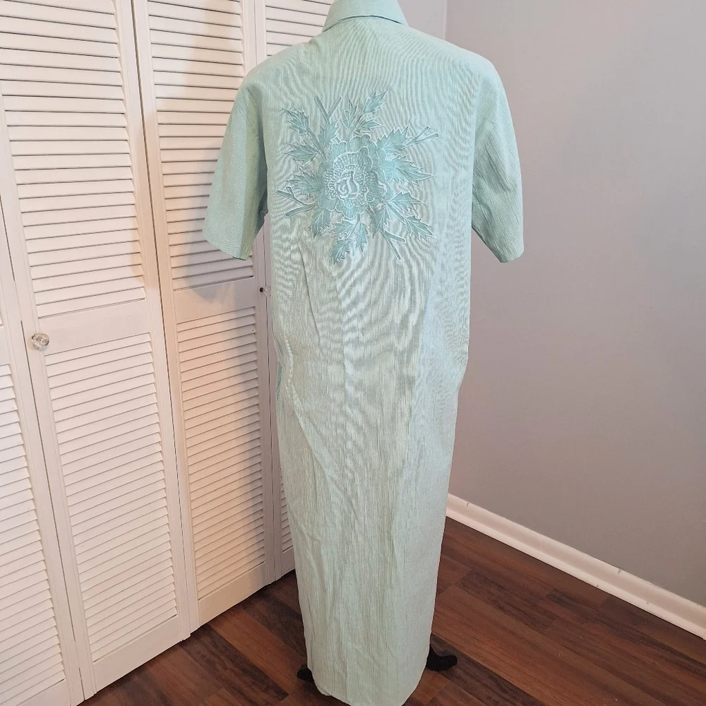 Rare vintage kokomo seafoam 2 PC maxi dress set sz medium *G - Picture 2 of 8